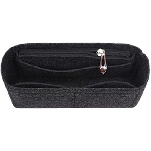 Praktischer Filzeinsatz mit Schultertaschenfächern, Make-up, Handtasche, Geldbörse, organisiert für Reisen und den täglichen Gebrauch von kwoifioy