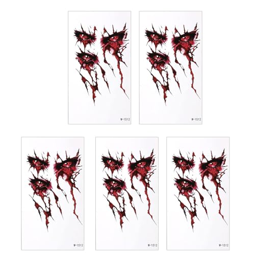 Realistische Narben Halloween Temporärer Aufkleber Wasserdichtes Make Up Wundaufkleber Für Kostümpartys Und Cosplay Halloween Temporary Sticker von kwoifioy