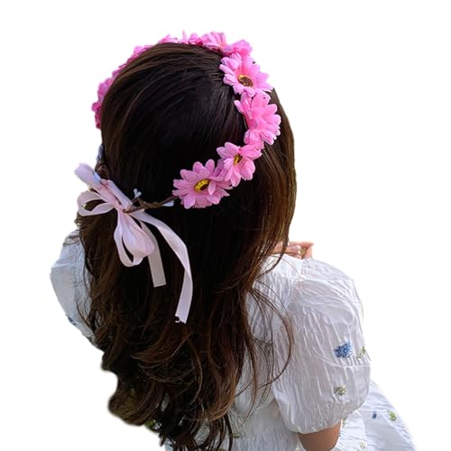 Realistisches Sonnenblumen Stirnband Böhmischer Kopfschmuck Tiaras Blumen Haarband Damen Hochzeit Party Zubehör Party Stirnband von kwoifioy