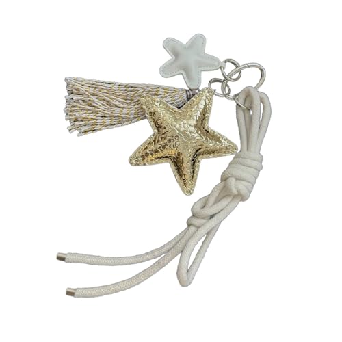 Schöner Tasche Charme Anhänger Keyring Heart Perlen Geflochten von kwoifioy