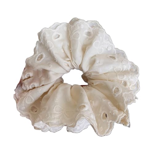Spitzen Haarseile Haarbrötchen Krisene Elastizität Haarseile Große Haare Knackig Vintage Haarbänder Weibliche Accessoires von kwoifioy