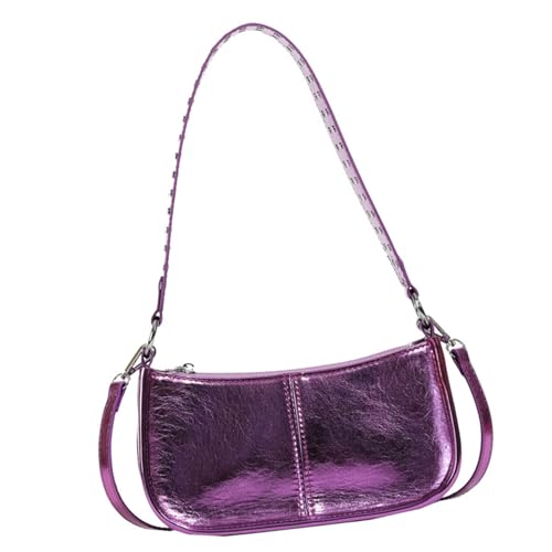 kwoifioy Frauen Helle Farbwälztasche Einfache Messenger PU Leder Achsel Koreanische Stile Crossbody Für Tägliche Frauen PU Leder Schulter Mode Achsel Koreanische Stile von kwoifioy