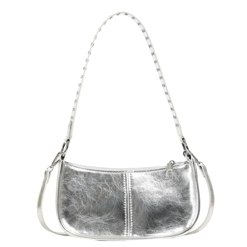 kwoifioy Frauen Helle Farbwälztasche Einfache Messenger PU Leder Achsel Koreanische Stile Crossbody Für Tägliche Frauen PU Leder Schulter Mode Achsel Koreanische Stile von kwoifioy