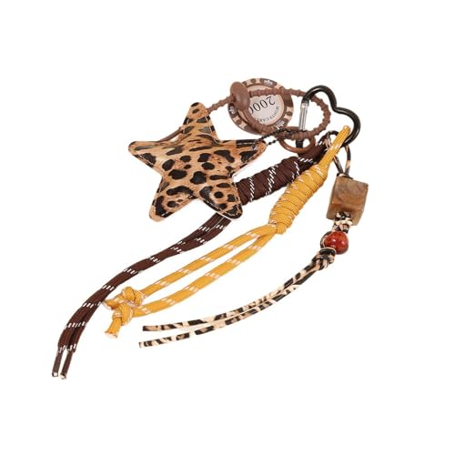 kwoifioy Multifunktionaler Polyester Perlen Geldbörse Charme Mit Tierdruck Und Sternentwürfen Schlüsselhalter Für Beutel Decors Polyester Schlüsselbund von kwoifioy