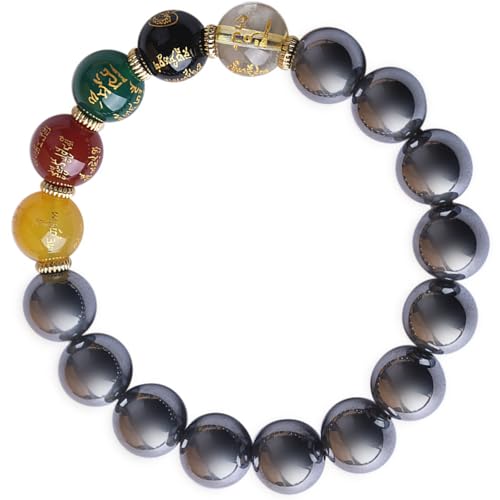 kwoifioy Natürliche Terahertz Elastisches Armband Für Frauen Männer Komfort Fit Crystal von kwoifioy