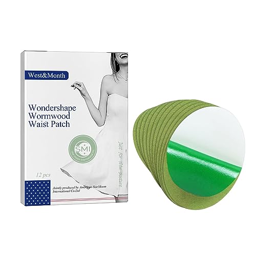 Kyaoayo Wormwood Waist Patch,Abnehmpflaster,Pain Relief Patch Knie,Bauch und Gesäß, Wiederherstellung Der VerfüHrerischen KöRperform, füR Knie, RüCken, Nacken, SchulterentzüNdungen Und Muskelkater. von kyaoayo