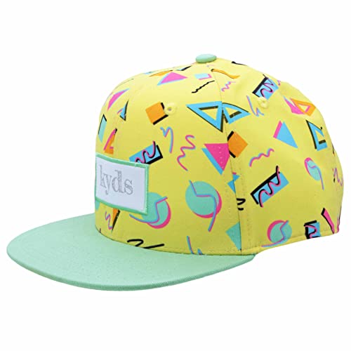 kyds Kinder Snapback Cap für Jungs und Mädchen ab 2 Jahren, aus 50% Baumwolle und 50% recyceltes Polyester, Coole Mütze und Cap im 90s Design für Kinder und Kleinkinder mit der Größe 50-55cm von kyds