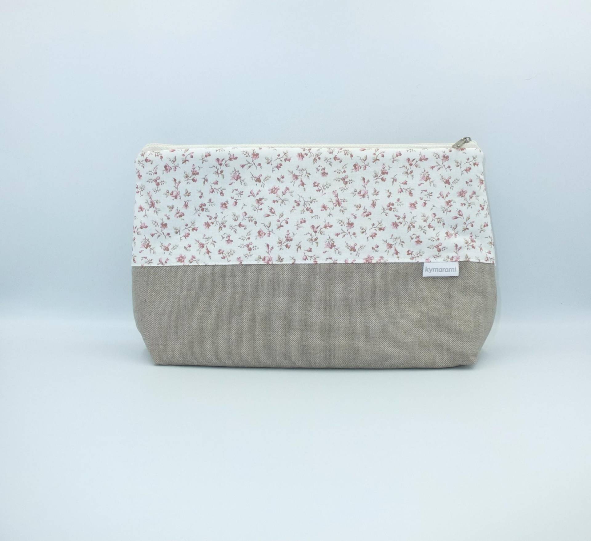 Kosmetiktasche Xl Beige Blumen Kosmetiktasche Xl Beige Blumen von kymarami