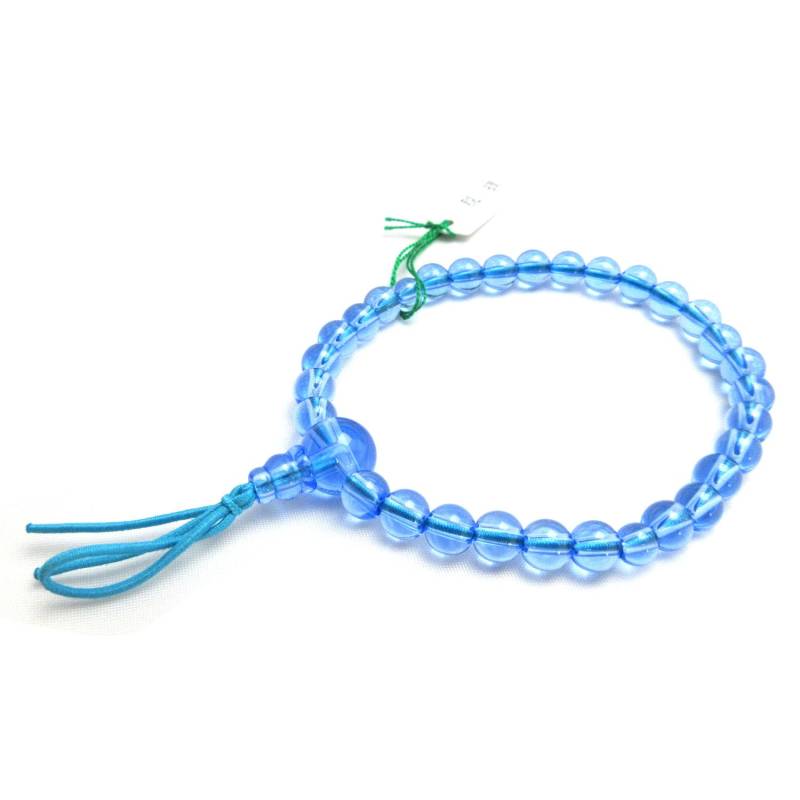 Blauer Quarz Kristall Co-Maßgeschneidertes Armband Gebetskette Naturstein Kyoto Uda29 Blauer Quarz Kristall Co-Maßgeschneidertes Armband Gebetskette Naturstein Kyoto Uda29 von kyotoasahiya