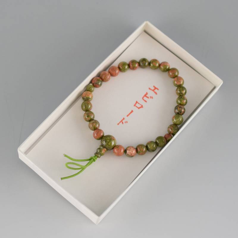 Shrimp Road | Epidote, Unakite Co-Tailored Armband Gebetskette Naturstein Kyoto Shrimp Road | Epidote, Unakite Co-Tailored Armband Gebetskette Naturstein Kyoto von kyotoasahiya