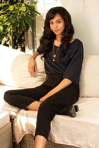 l'amour est bleu Bluse aus Tencel von l'amour est bleu