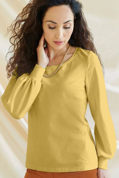 l'amour est bleu Langarmshirt Modell Charlene aus Bio-Baumwolle von l'amour est bleu