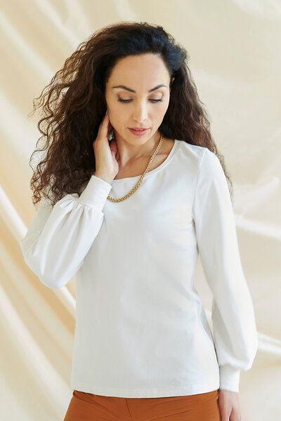 l'amour est bleu Langarmshirt Modell Charlene aus Bio-Baumwolle l'amour est bleu Langarmshirt Modell Charlene aus Bio-Baumwolle von l'amour est bleu