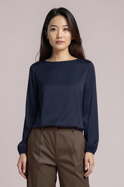 l'amour est bleu Boho Langarmshirt aus Tencel Jersey von l'amour est bleu