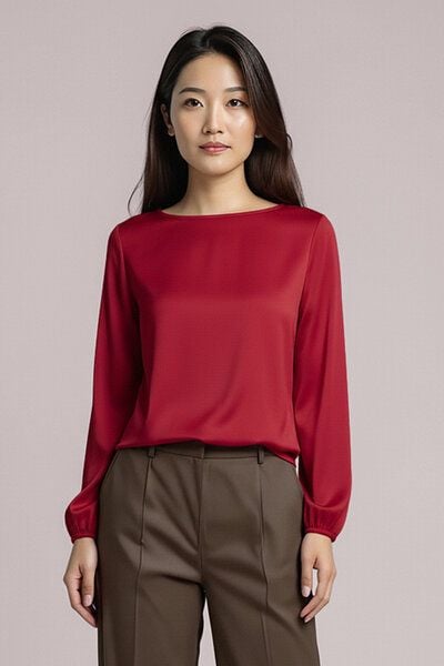 l'amour est bleu Boho Langarmshirt aus Tencel Jersey von l'amour est bleu