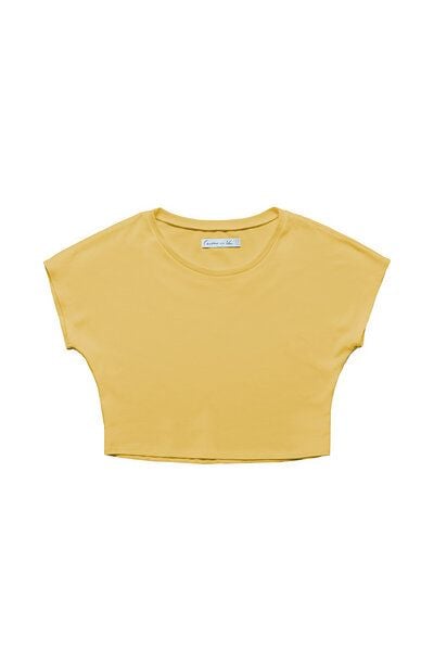 l'amour est bleu Cropped T-Shirt Modell Emma von l'amour est bleu