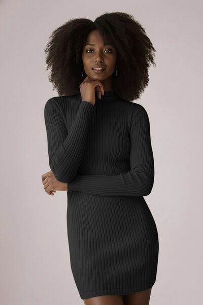 l'amour est bleu Geripptes Kleid aus Bio-Baumwolle von l'amour est bleu