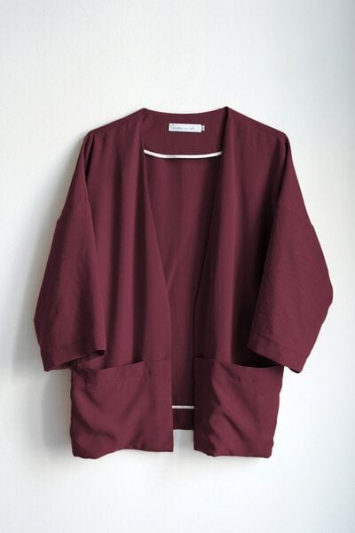 l'amour est bleu Kimono Jacke aus Tencel von l'amour est bleu