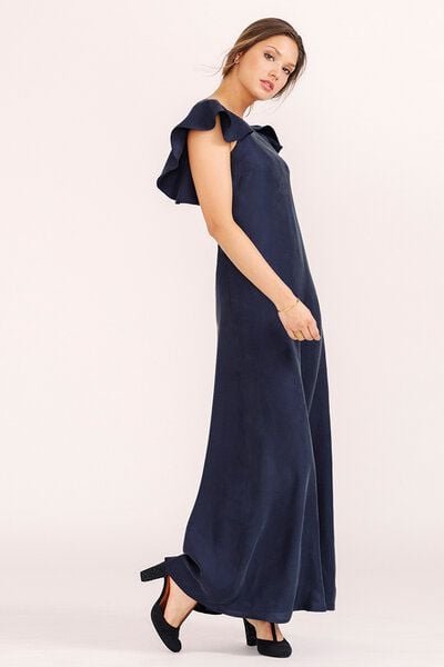 l'amour est bleu Langes Abendkleid aus Ecovero Viskose von l'amour est bleu