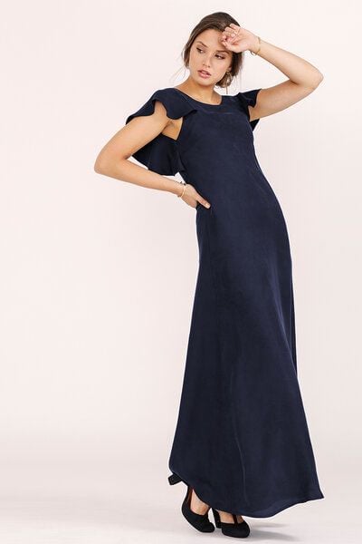 l'amour est bleu Langes Abendkleid aus Ecovero Viskose von l'amour est bleu