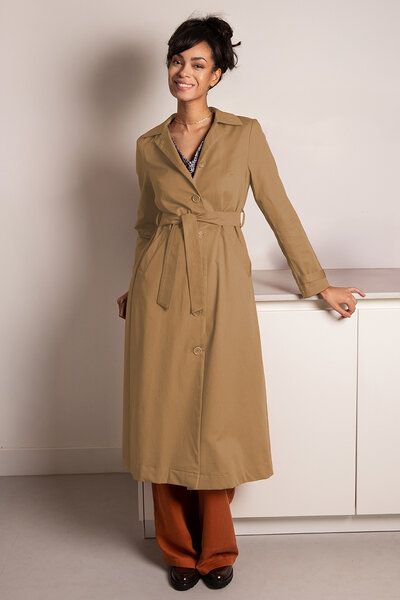 l'amour est bleu Trenchcoat aus Bio-Baumwolle von l'amour est bleu