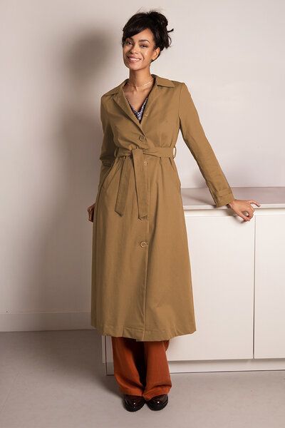 l'amour est bleu Trenchcoat aus Bio-Baumwolle von l'amour est bleu