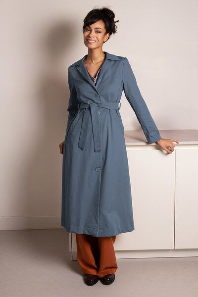 l'amour est bleu Trenchcoat aus Bio-Baumwolle von l'amour est bleu
