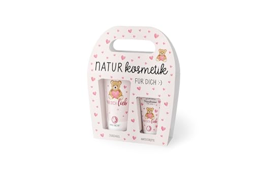la Vida Kosmetik-Geschenkset "Hab Dich lieb", Duschgel + Handcreme, Naturkosmetik von la Vida