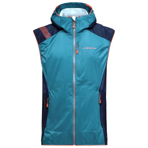 La Sportiva - Across Lite Vest - Softshellweste Gr L;M;S;XL blau/türkis;rot von la sportiva