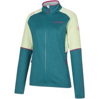 La Sportiva Elements Jacket W Damen Fleecejacke alpine/celadon,blau/grün Gr. M von la sportiva