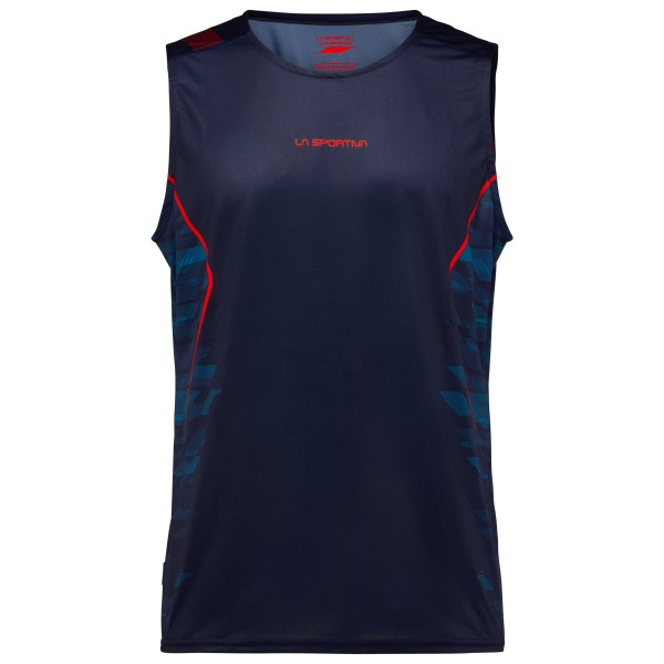 La Sportiva - Pacer Tank - Laufshirt Gr L blau von la sportiva