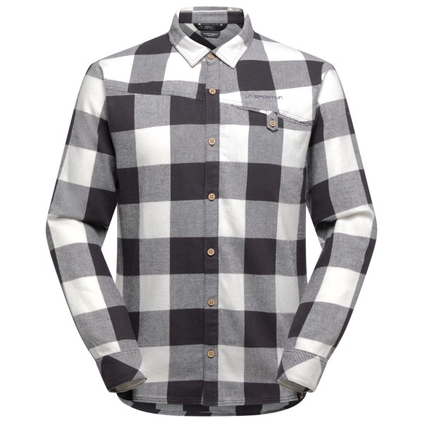 La Sportiva - Rambler Flannel Shirt - Hemd Gr L grau von la sportiva