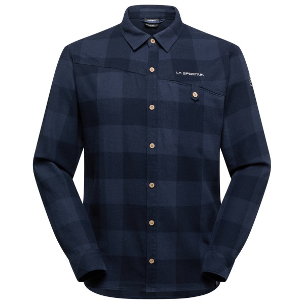 La Sportiva - Rambler Flannel Shirt - Hemd Gr M blau von la sportiva