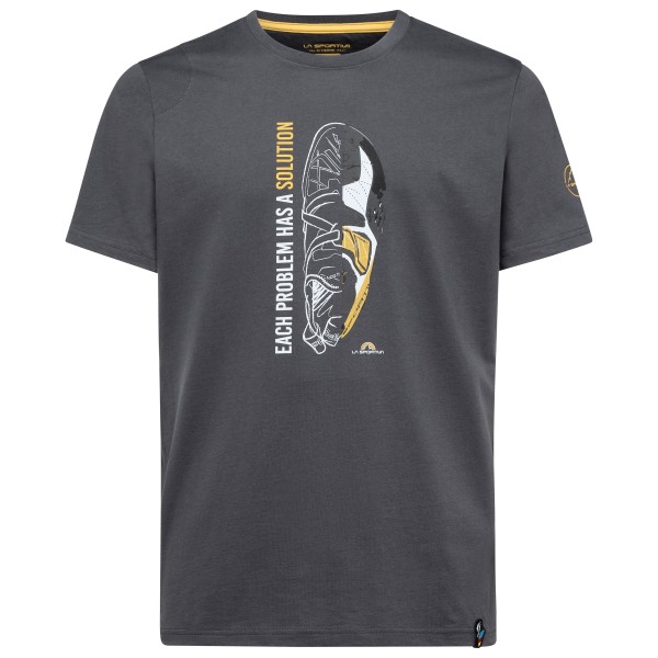 La Sportiva - Solution - T-Shirt Gr S grau/blau von la sportiva