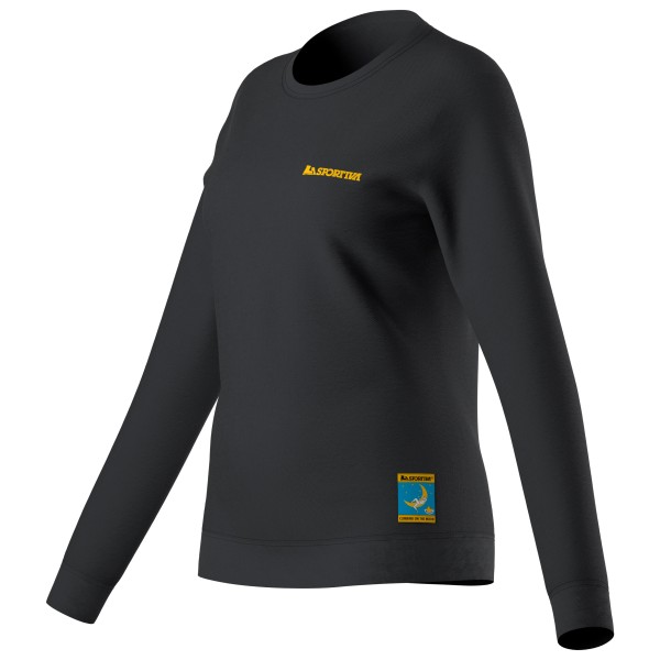 La Sportiva - Women's Climbing On The Moon Sweatshirt - Pullover Gr L;M;S;XL;XS blau;rot;schwarz von la sportiva