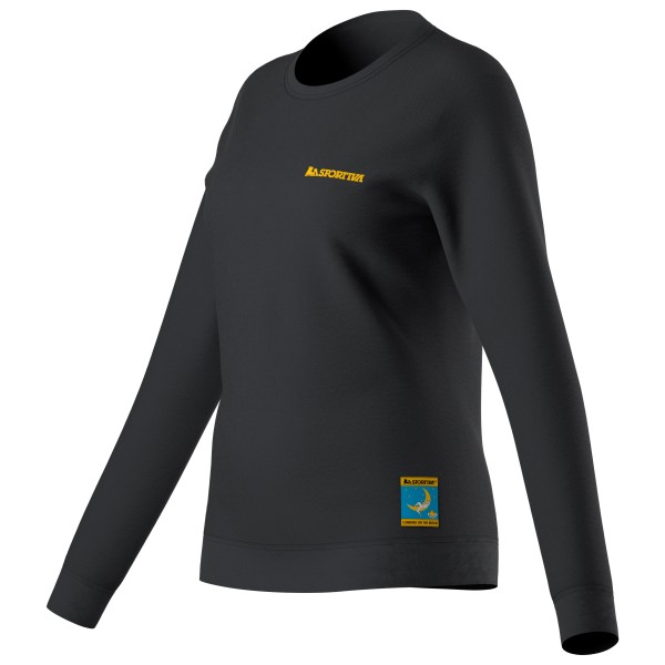 La Sportiva - Women's Climbing On The Moon Sweatshirt - Pullover Gr L schwarz von la sportiva