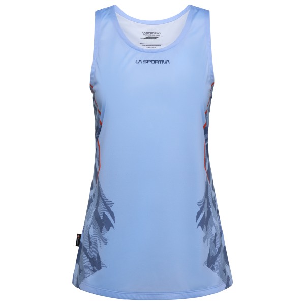 La Sportiva - Women's Pacer Tank - Laufshirt Gr S blau von la sportiva