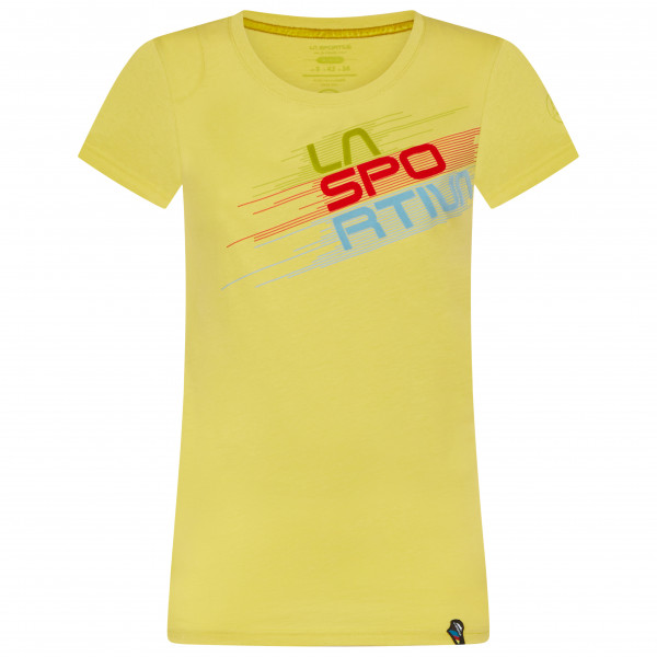 La Sportiva - Women's Stripe Evo - T-Shirt Gr L;M;S;XS blau;rot;weiß von la sportiva