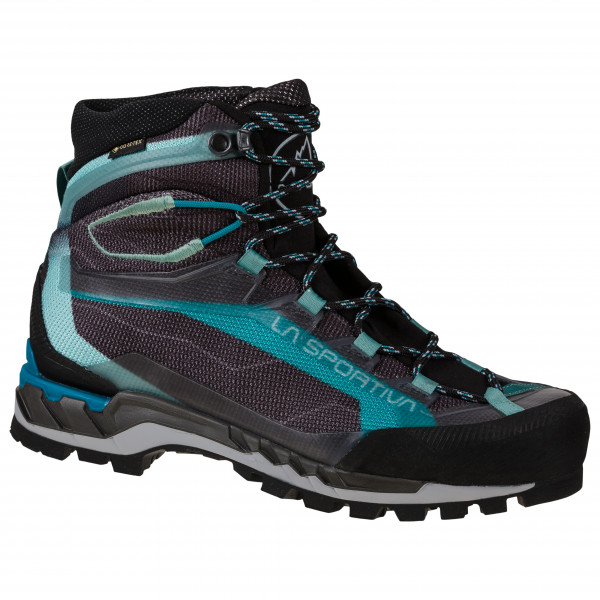 La Sportiva - Women's Trango Tech GTX - Bergschuhe Gr 41,5 schwarz/grau/türkis von la sportiva
