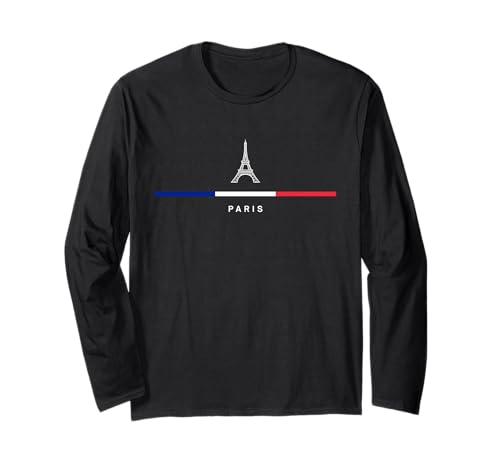 Paris Eiffelturm Frankreich Flagge Souvenir Event Männer Frauen Langarmshirt Paris Eiffelturm Frankreich Flagge Souvenir Event Männer Frauen Langarmshirt von la tour eiffel Paris City of Love i Love Paris co