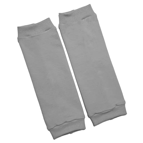 la.nunu Stulpen - Einfarbig Grau 0-23 Monate - Kinderstulpen aus Baumwolle - Handarbeit - Jungen Mädchen Unifarben Baby Kinder Beinstulpen Babystulpen von la.nunu