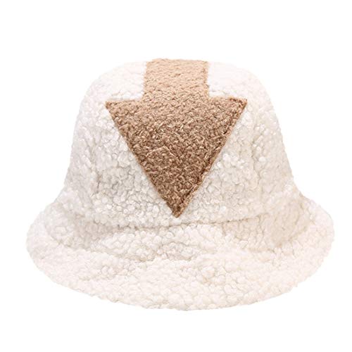 laamei Appa Eimer Hut Fischerhut Damen Avatar Fischerhut Appa Hut Unisex Lammwolle Wintermütze Warm Angenehm Eimer Hut Bucket Hat Fischermütze Anglerhut von laamei