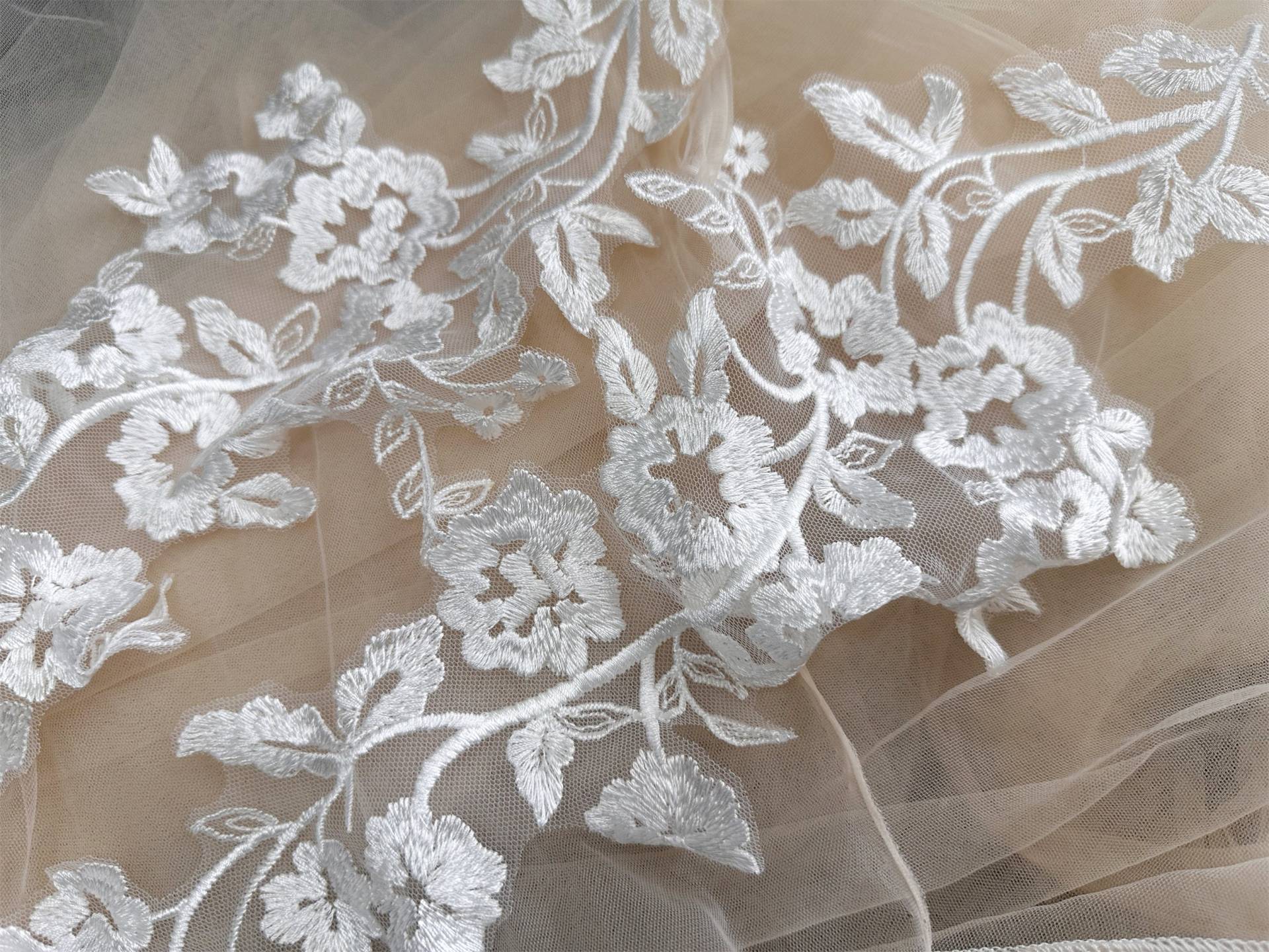 Elfenbein Venedig Blumen Applikation Paar Für Lyrical Dance, Kleider, Hochzeit Trennt, Kostüm-Design von lacelindsay