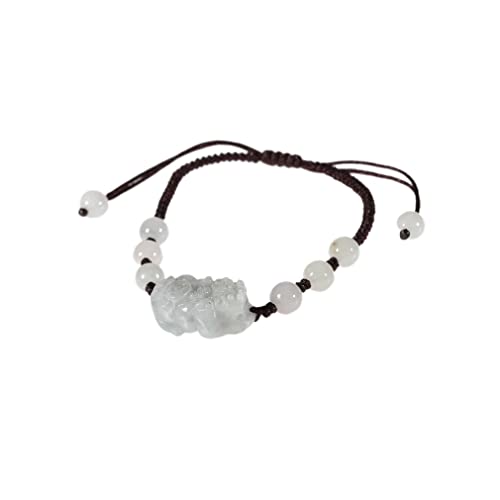 lachineuse – Jade-Armband – Fabelwesen PIXIU – Glücksbringer für Reichtum und Glück – inklusive Satinbeutel – Zen-Feng-Shui-Schmuck – Asiatische Geschenkidee lachineuse – Jade-Armband – Fabelwesen PIXIU – Glücksbringer für Reichtum und Glück – inklusive Satinbeutel – Zen-Feng-Shui-Schmuck – Asiatische Geschenkidee von lachineuse