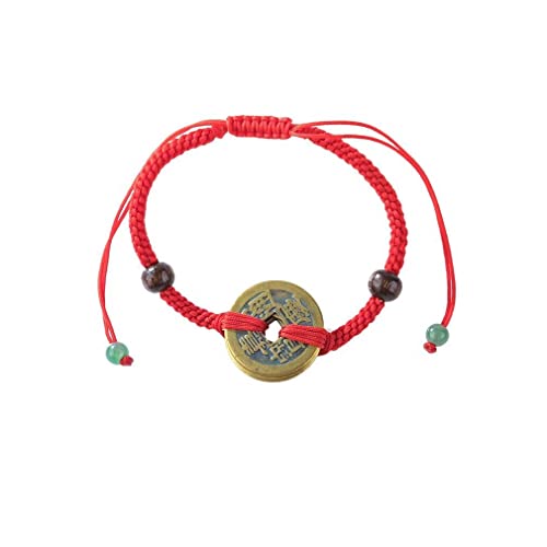 lachineuse – Feng-Shui-Armband – 6 Kupfermünzen – Erfolg und Wohlstand – antike chinesische Münzen – verstellbare rote Kordel – inklusive Satinbeutel – asiatische Geschenkidee lachineuse – Feng-Shui-Armband – 6 Kupfermünzen – Erfolg und Wohlstand – antike chinesische Münzen – verstellbare rote Kordel – inklusive Satinbeutel – asiatische Geschenkidee von lachineuse