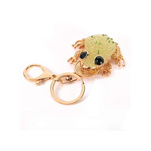 lachineuse – Feng-Shui-Kröten-Schlüsselanhänger mit Strasssteinen – Glücksbringer – Symbol für Wohlstand und Vermögen – 5,5 x 5,5 cm – Geschenkidee für asiatischen Schmuck – Farben Gold und Grün lachineuse – Feng-Shui-Kröten-Schlüsselanhänger mit Strasssteinen – Glücksbringer – Symbol für Wohlstand und Vermögen – 5,5 x 5,5 cm – Geschenkidee für asiatischen Schmuck – Farben Gold und Grün von lachineuse