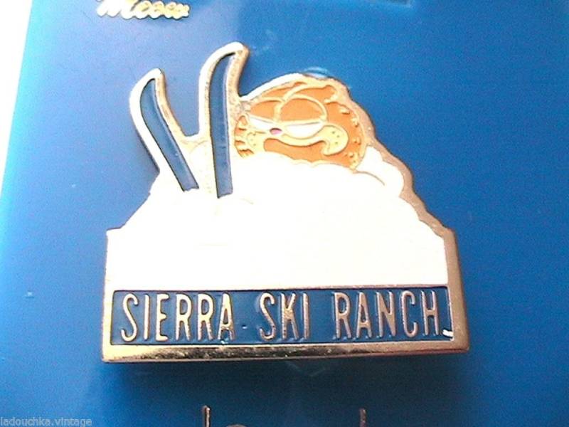 Garfield 1970S Souvenir Brosche - Lake Tahoe Ski Ranch Datiert 1978 Unbenutzt Vintage Neu/Altbestand Garfield 1970S Souvenir Brosche - Lake Tahoe Ski Ranch Datiert 1978 Unbenutzt Vintage Neu/Altbestand von ladouchka