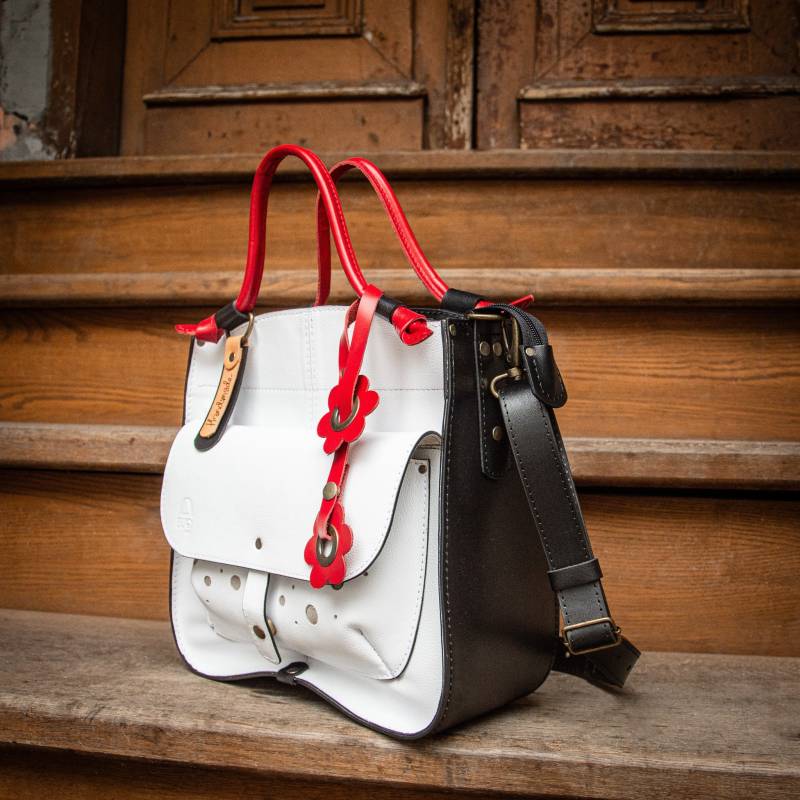 Top Griff Tragetasche - Personalisierte Leder Shopper, Laptop Tasche Frauen, Geschenk Handtasche von ladybuq