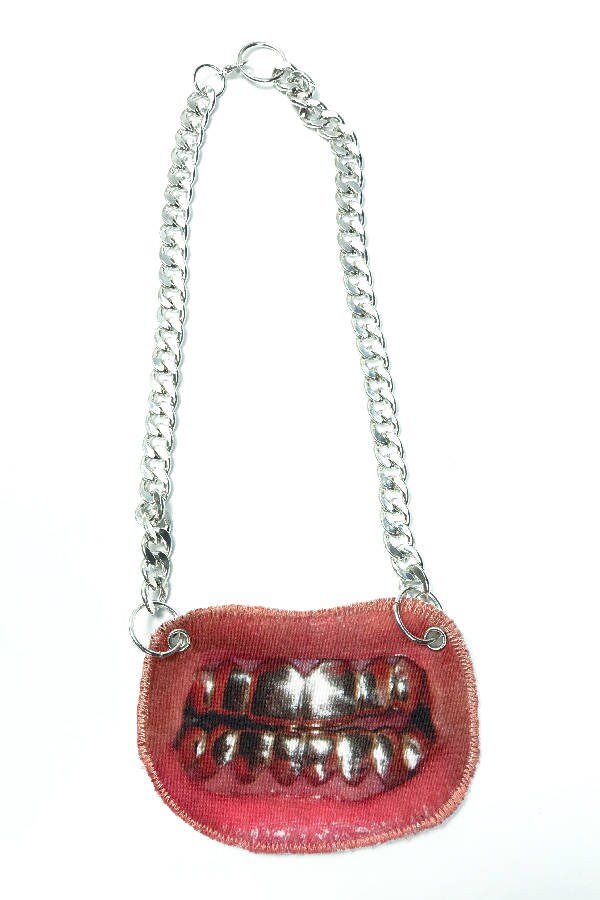 Silber Grinsen Halskette Silber Grinsen Halskette von ladygonzalezshop