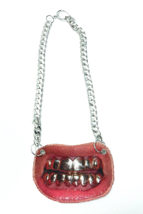 Silber Grinsen Halskette von ladygonzalezshop